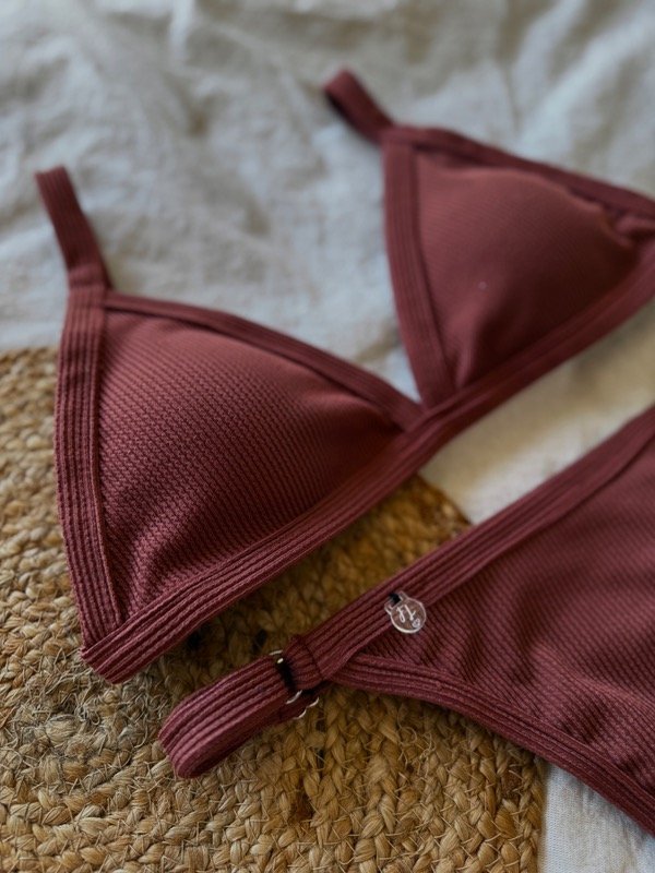 Producto - Bikini texturada María chocolate - 2