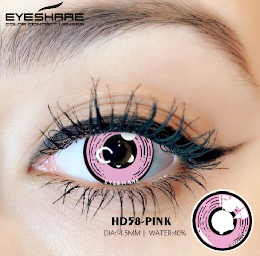 Producto - Lentes de contacto fantasía HD58 Pink