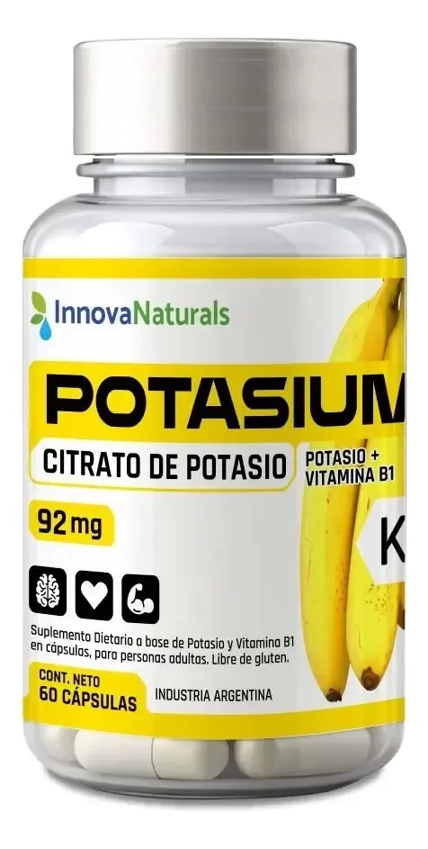 Producto - Citrato de Potasio - INNOVANATURALS (60 caps)