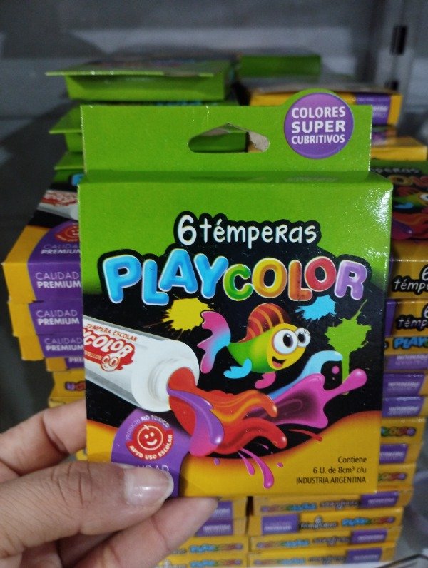 Producto - Tempera x6uni playcolor