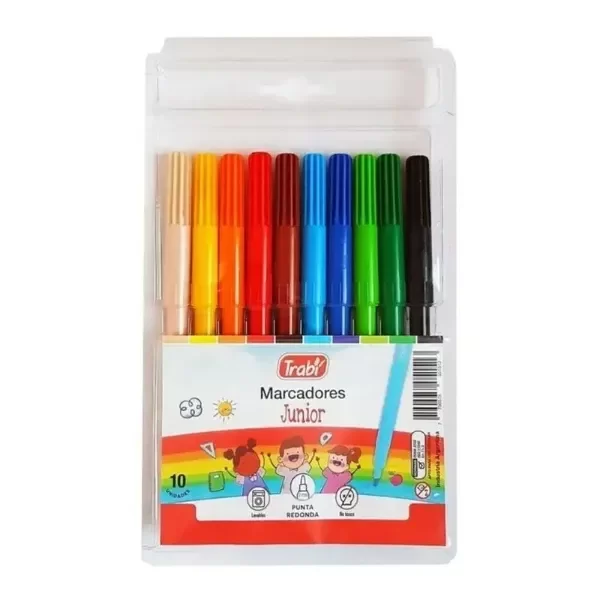 Producto - Marcador escolar Trabi Junior x 10 u