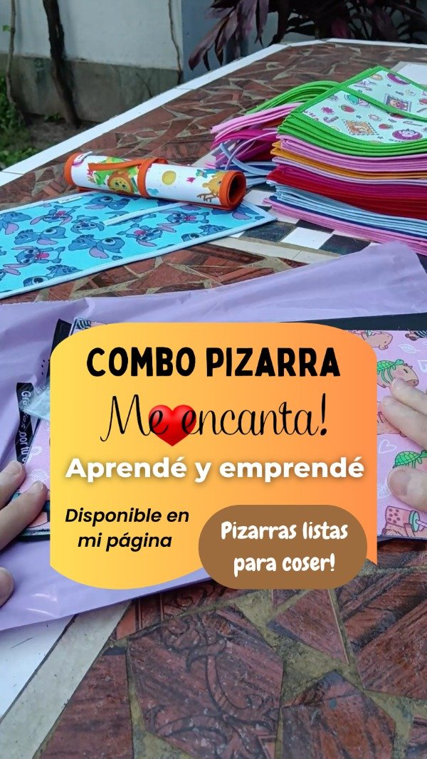 Producto - Combo Pizarra Me Encanta - Aprendé y emprendé