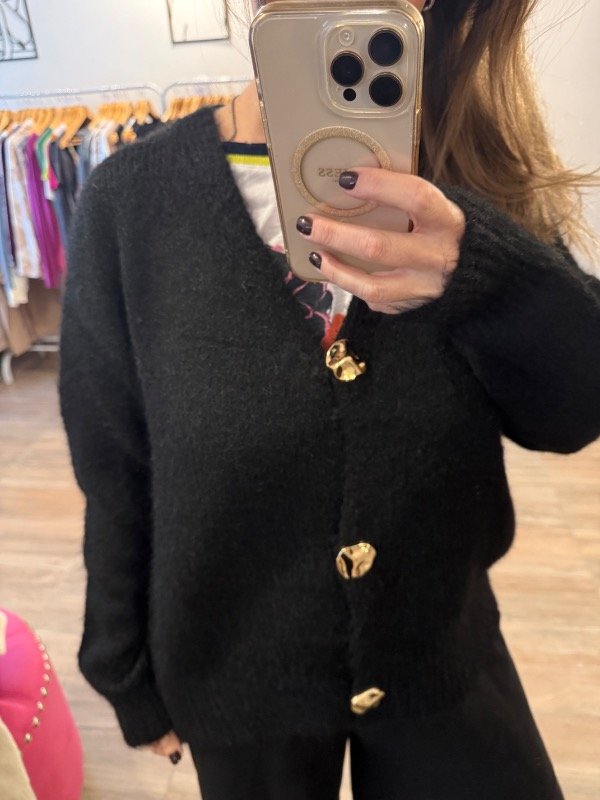 Producto - Cardigan de lana Loisa negro