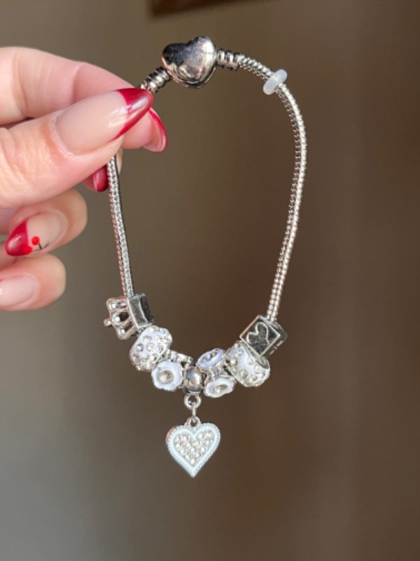Producto - Pulsera corazón - blanca
