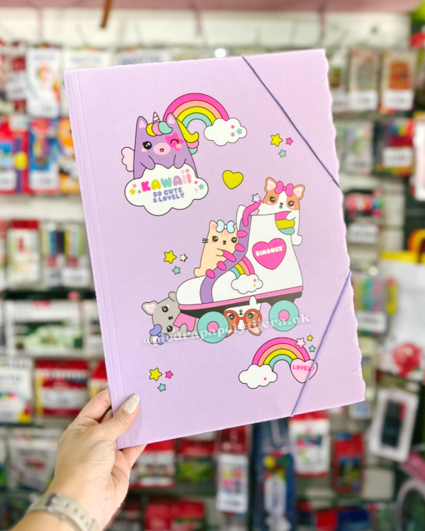 Producto - Carpeta 3 solapas simones kawaii