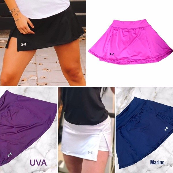 Producto - Pollera Con Calza Under Armour Lycra Calidad Premium Varios Colores