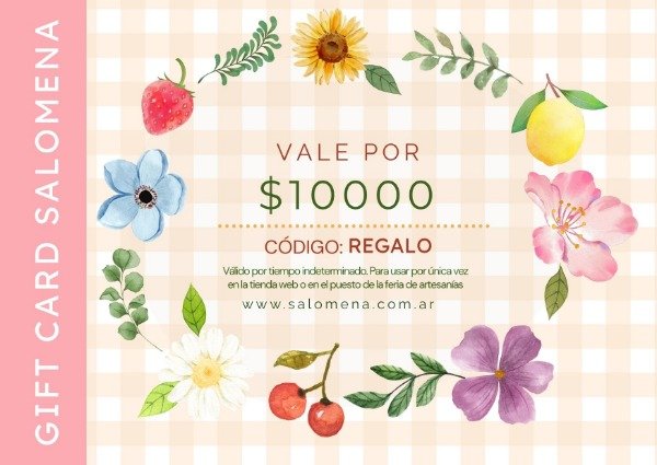 Producto - Gift Card Salomena por 10000