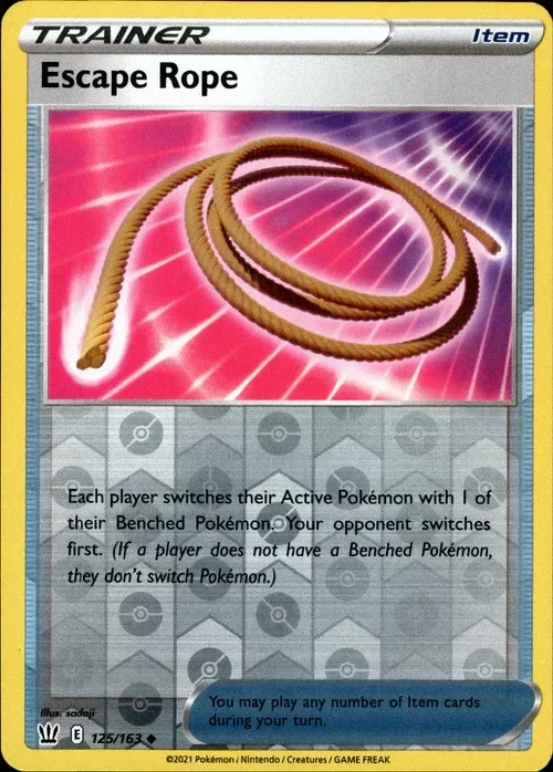 Producto - Escape Rope - 125/163 - Battle Styles - Reverse Holo