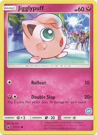 Producto - Jigglypuff 71/111 Deck Exclusive 22 Sun and Moon: Trainer Kit - Alolan Ninetales