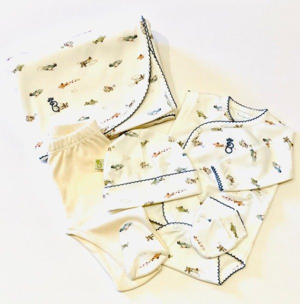 Producto - Ajuar 5 prendas PIMA vuelos