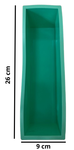 Producto - Budín Silicona recto 26x9 cm