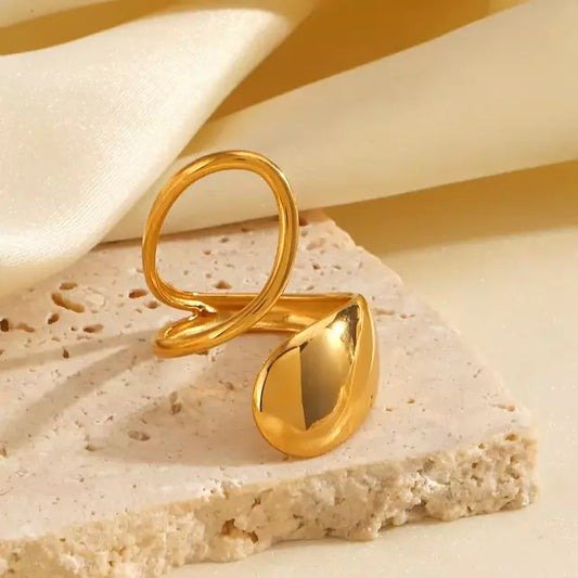Producto - Anillo cristal gold