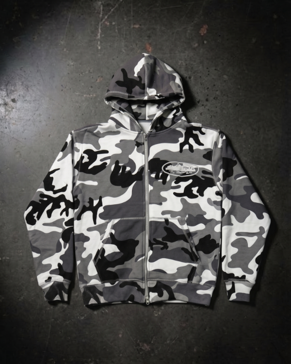 Producto - Corteiz Alcatraz Camo Zip-Up