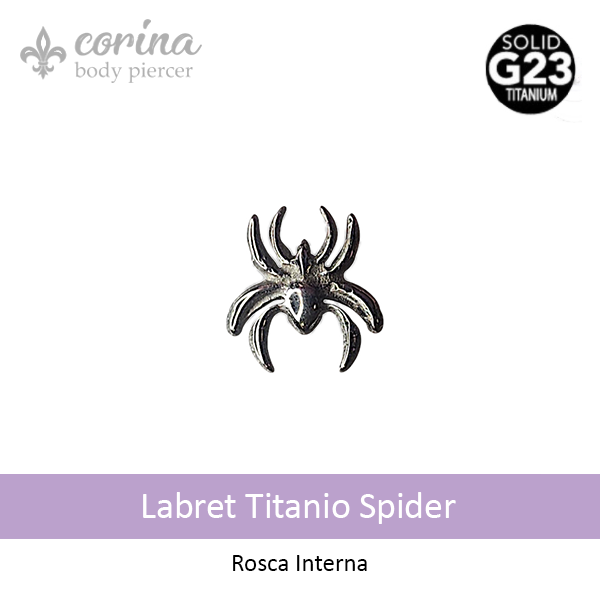 Producto - Labret Titanio Spider