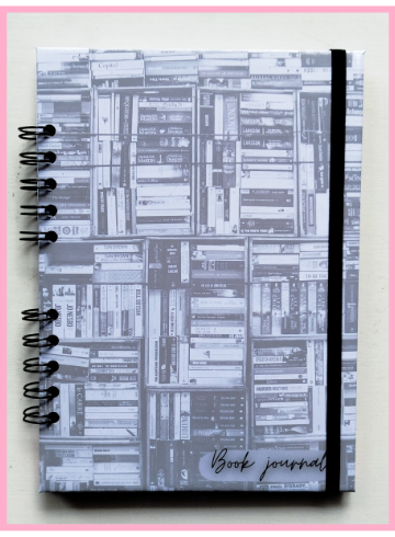 Producto - Book journal - Modelo Biblioteca + marcapagina imantado de regalo!