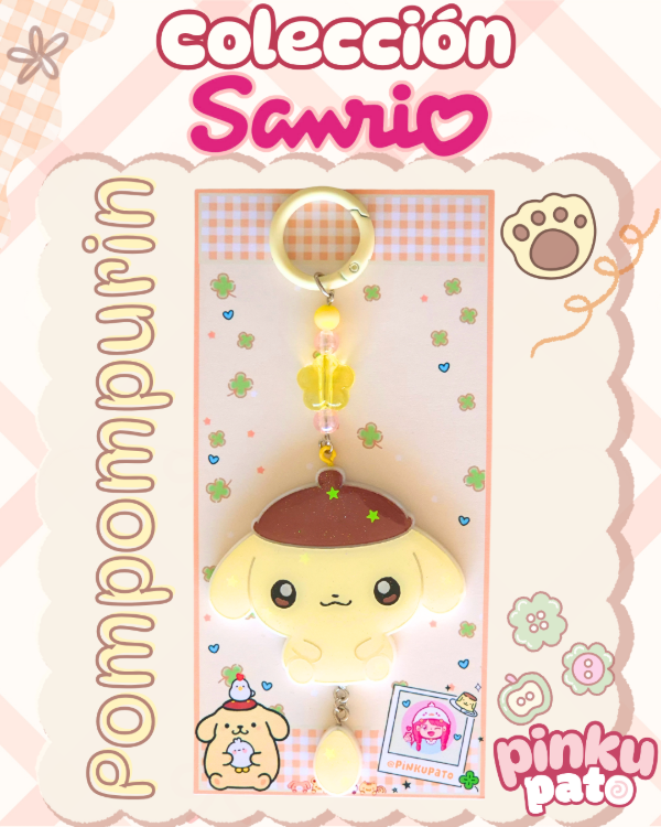 Producto - Llavero Pompompurin Sanrio