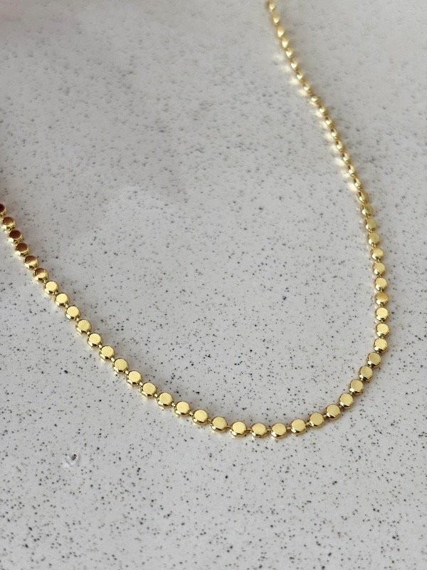 Producto - Collar choker bolitas chatas