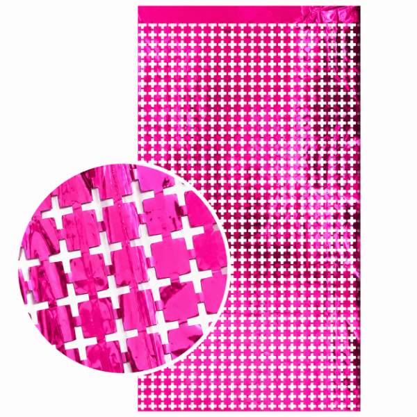 Producto - Cortina cuadrados chicos metalizado - 1