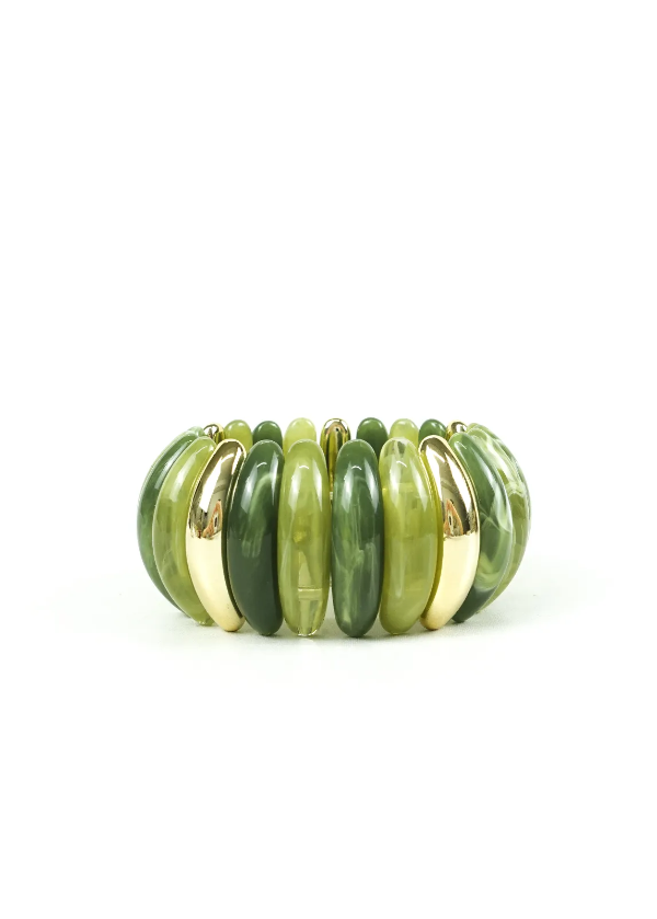 Producto - Pulsera Resina elastizada Verde