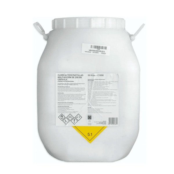 Producto - CUÑETE PASTILLAS TRIPLEACCION 200GR X 50KG