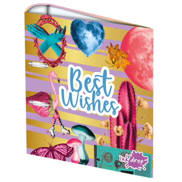 Producto - Inkdrop - Carpeta Escolar "Best Wishes "