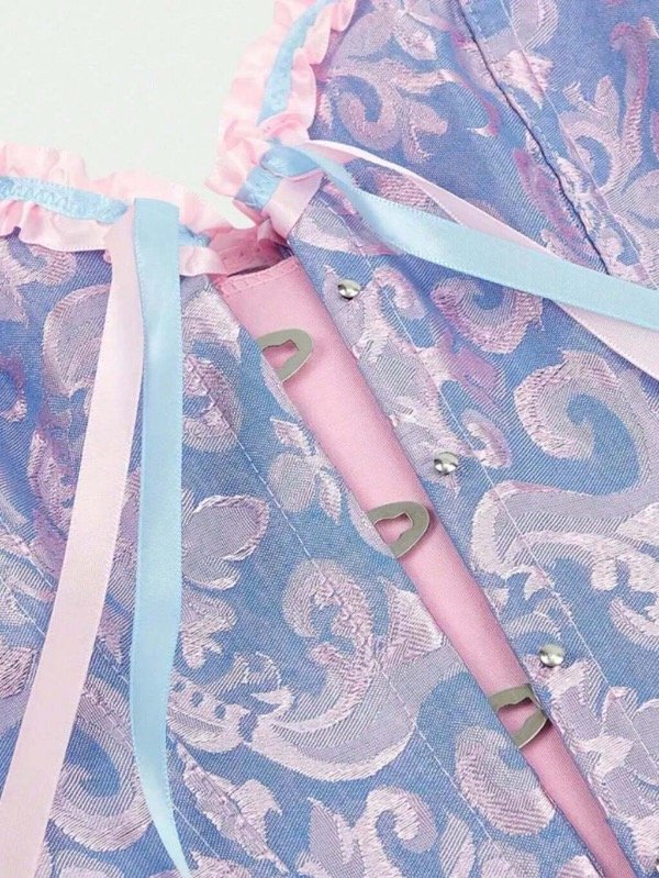 Producto - Corset victoriano lila/rosa - 1