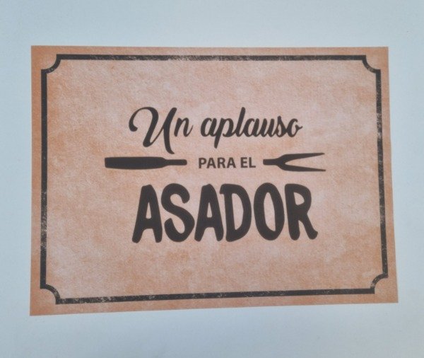 Producto - Individuales papel asador x10