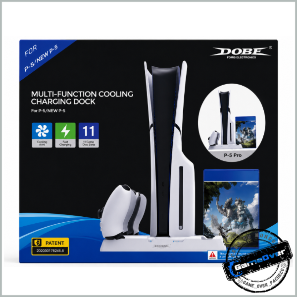 Producto - BASE CON COOLER + CARGADOR DE JOYSTICK  PS5