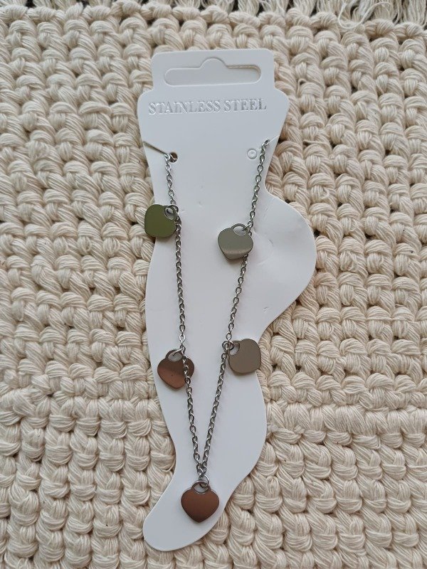 Producto - Tobillera corazones