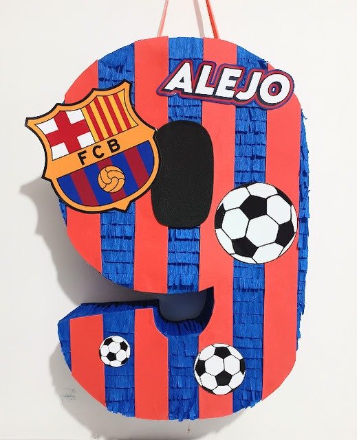 Producto - PIÑATA NUMERO BARCELONA