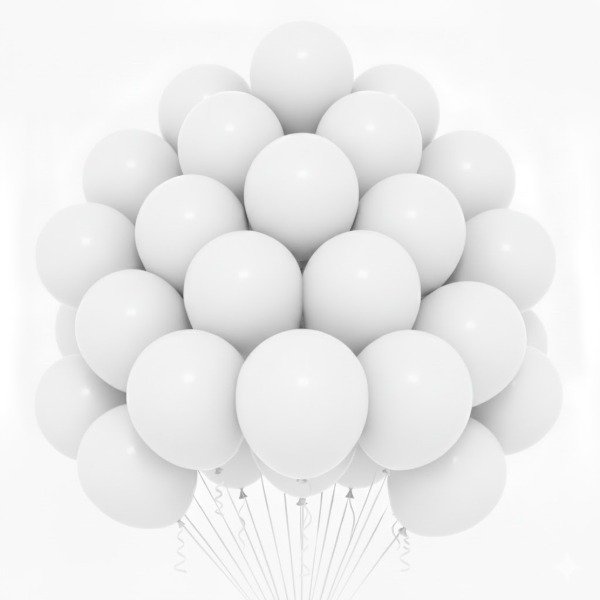 Producto - 25 Globos Perlados Blanco 12 Pulgadas