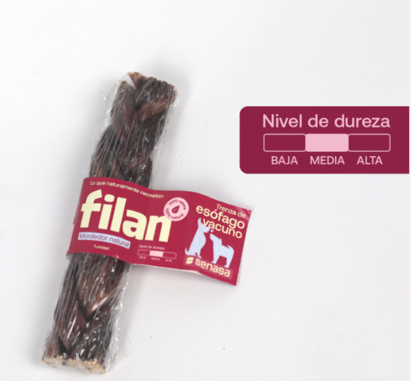 Producto - Mega trenza esófago vacuno FILAN - Dureza Media