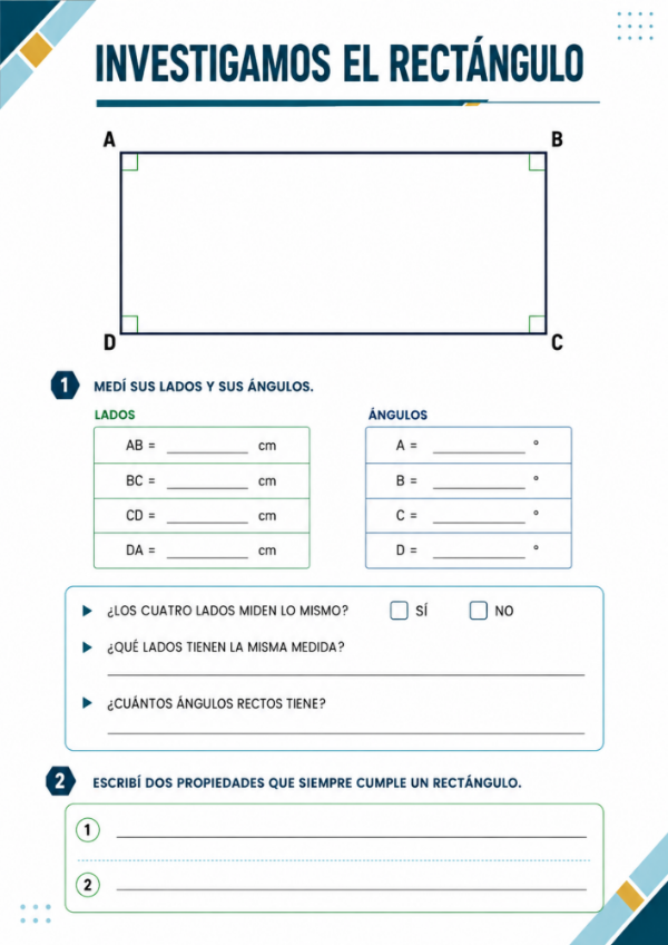 Producto - Geometría: Propiedades, clasificación, diagonales y construcciones - 7