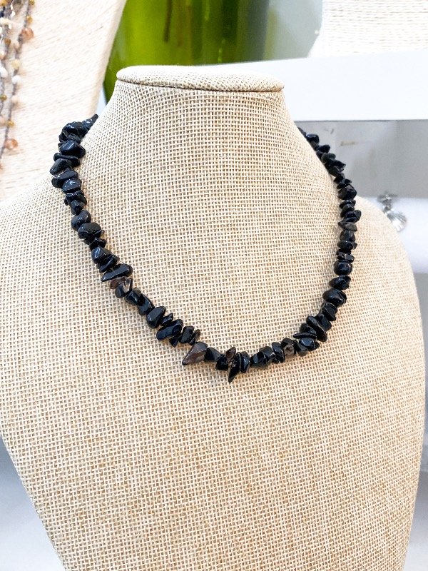 Producto - Collar Escallas obsidiana