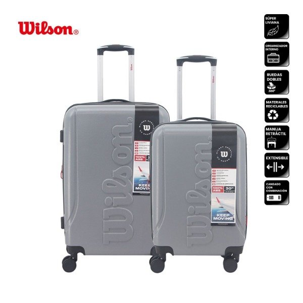 Producto - Carry on 20" ABS Wilson gris 65-1753G-2