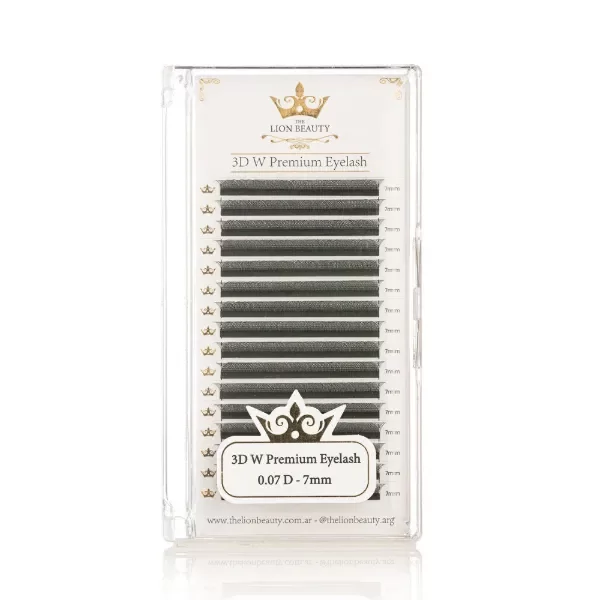 Producto - Pestañas TECNOLÓGICAS THE LION BEAUTY "3D W" 0.07 curva D - MEDIDA ÚNICA Y MIX