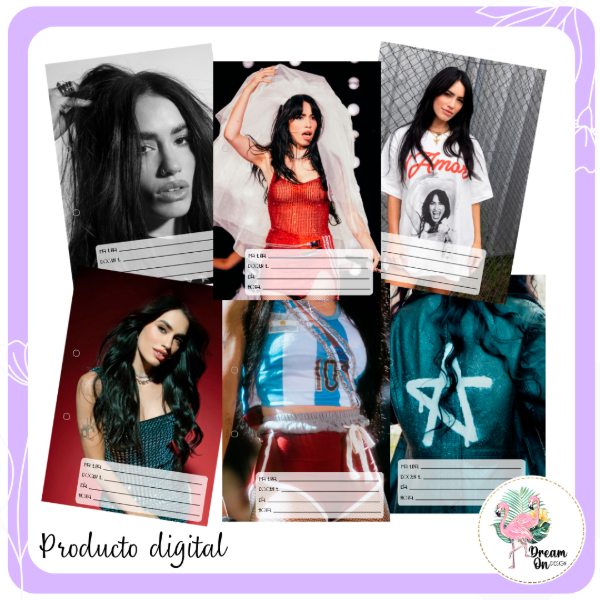 Producto - Carátulas Separadores Imprimibles Lali Espósito