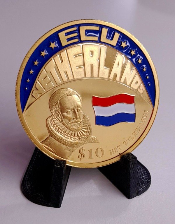 Producto - Liberia PROOF (Esmaltada) 10 Dolares 2001 ECU - Países Bajos UC#365 Unc
