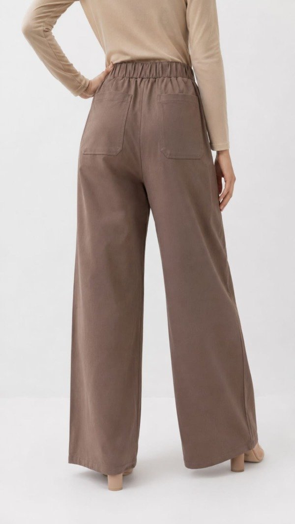 Producto - Pantalón Ancho de Gabardina Elastizada (Art. 6138) - 1