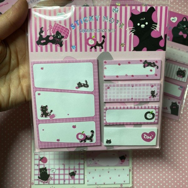 Producto - Set notas adhesivas - Gatitos