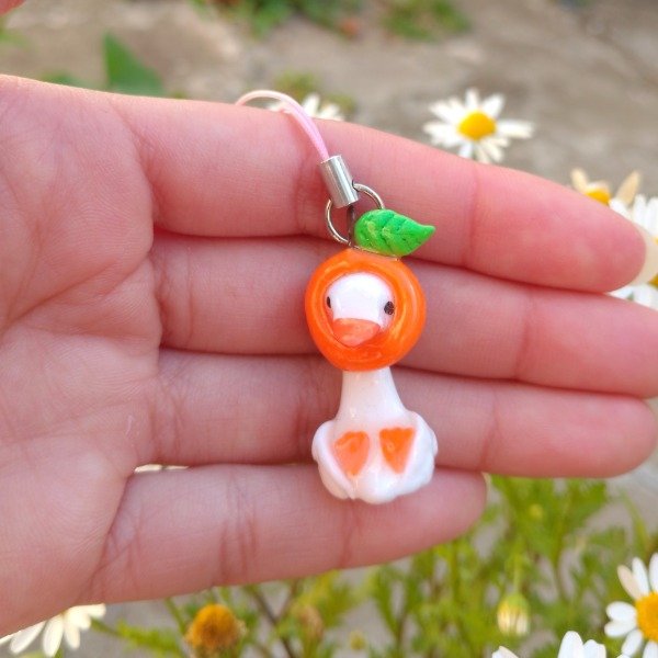 Producto - Charm Patito Naranja