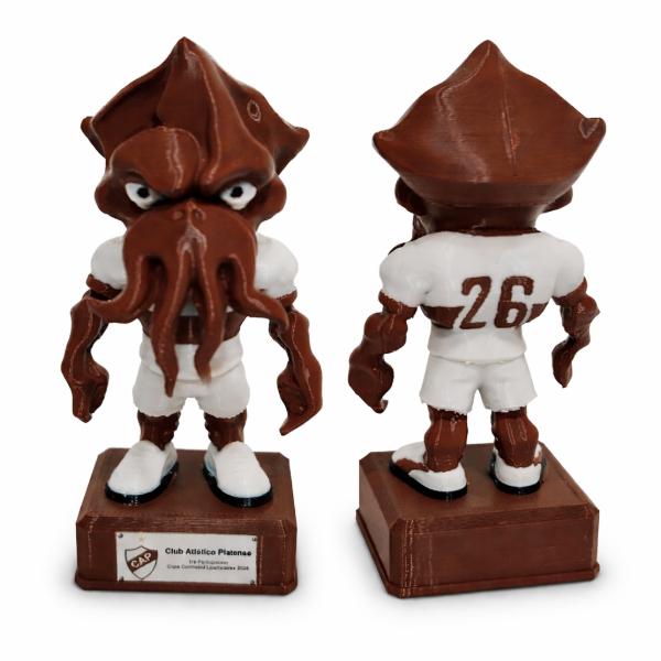 Producto - Calamar mascota de Platense en la Libertadores