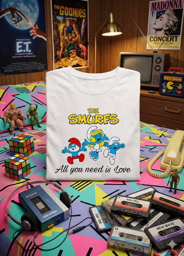 Producto - Remera Mujer Pitufos Love