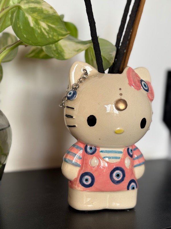 Producto - OFERTA LANZAMIENTO! Hello kitty florero/guarda cositas