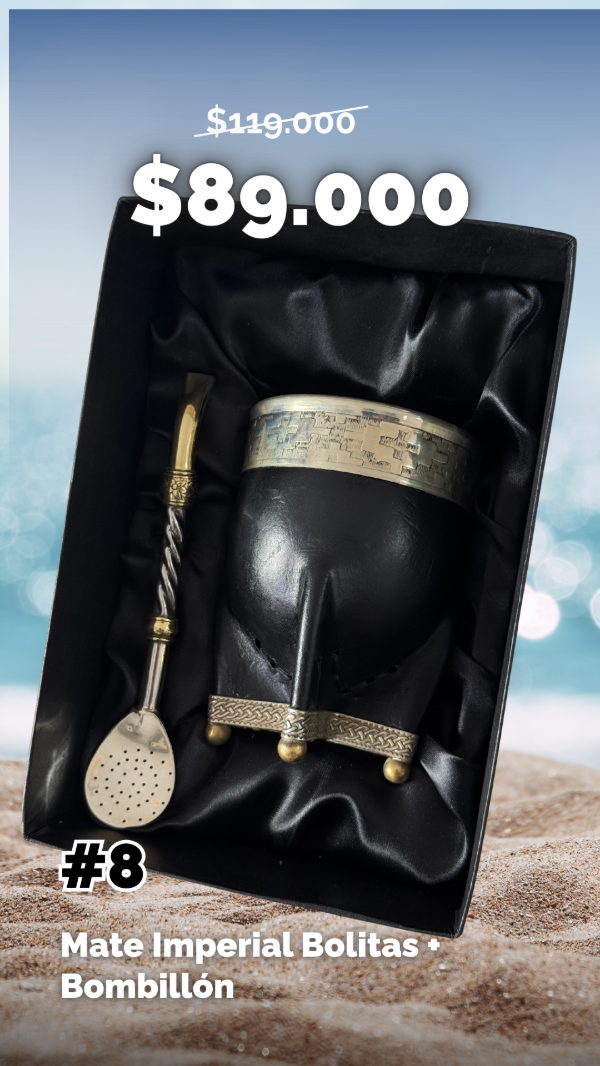Producto - COMBO MATE IMPERIAL BOLITAS PERSONALIZADO + BOMBILLON + CAJA DE PRESENTACIÓN #2