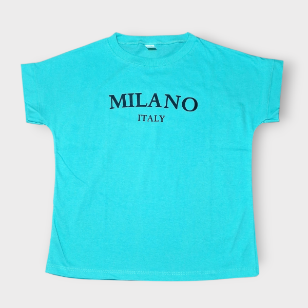 Producto - Remera Juvenil estampada Verde agua T3