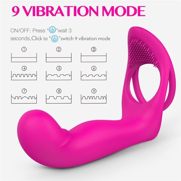 Producto - Lorna anillo vibrador doble penetración