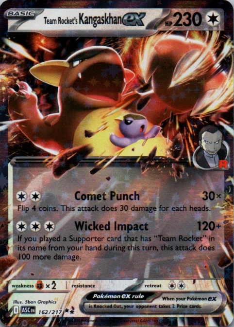 Producto - Team Rocket's Kangaskhan ex (162/217) [Mega Evolution: Ascended Heroes]