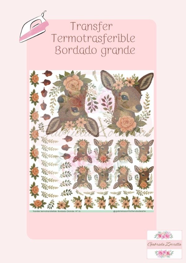 Producto - Transfer Termo bordado grande 16