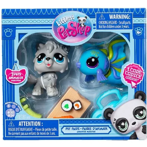 Producto - New Littlest Pet Shop Set 2 Mini Mascotas G7 #20 #24